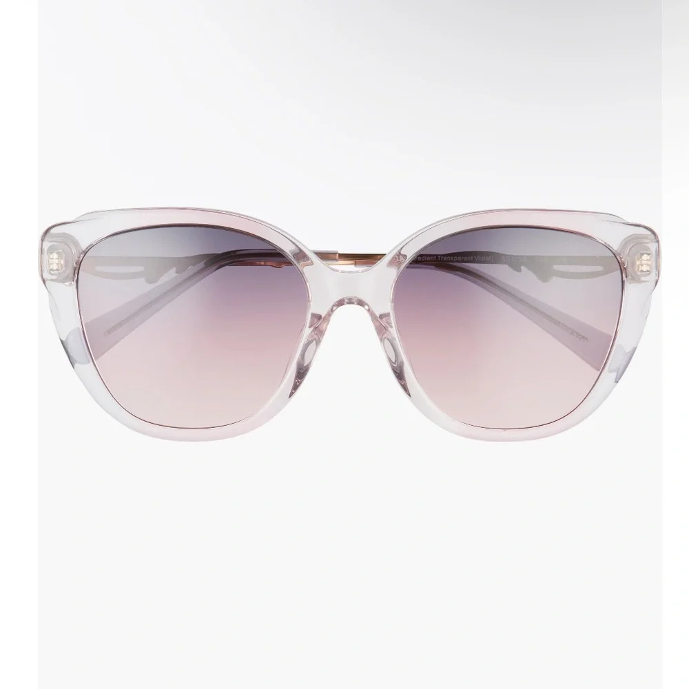 COACH NWT 55mm Cat Eye Sunglasses - Violet - Picture 2 of 3